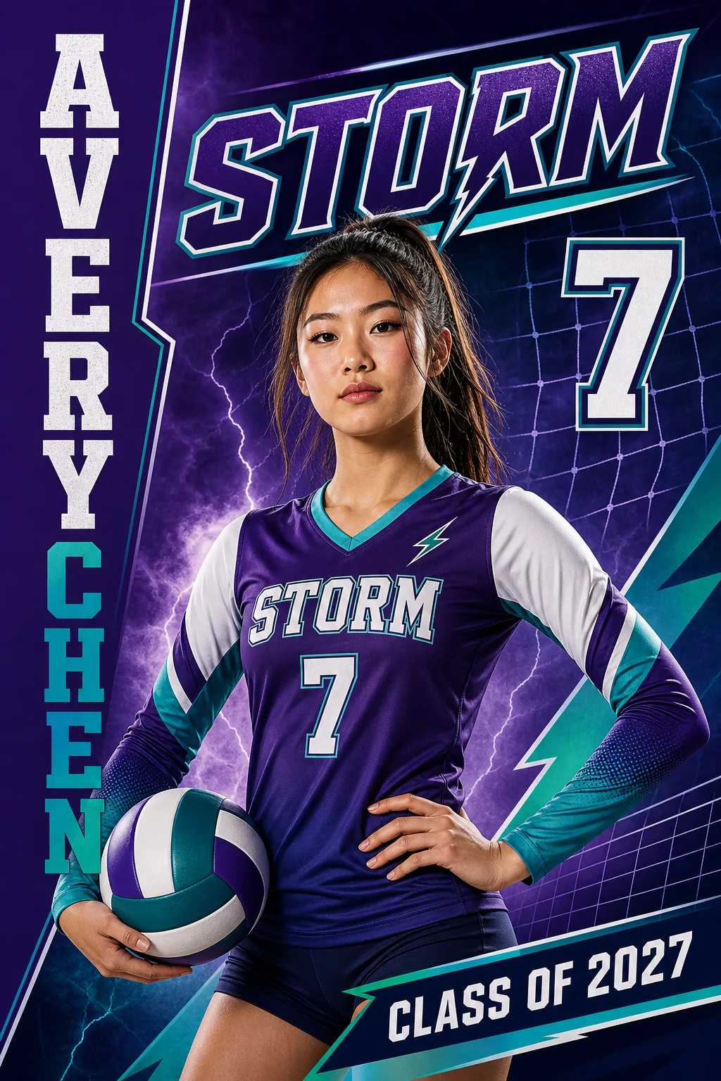 Volleyball banner sample